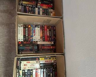 Collection of VHS Tapes