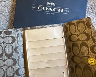 Coach "75 Years" Signature C Monogram Wallet