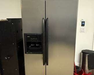 Whirlpool Side-by-Side Refrigerator with Ice and Water Dispenser