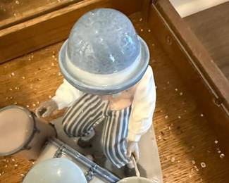 Lladro 5929 "Jazz Drums" Black Legacy Collection Figurine