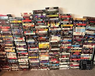 Collection of VHS Tapes