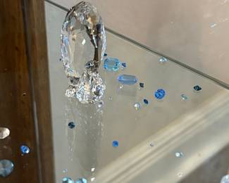 Swarovski Crystal Penguin Mother and Baby Figurine