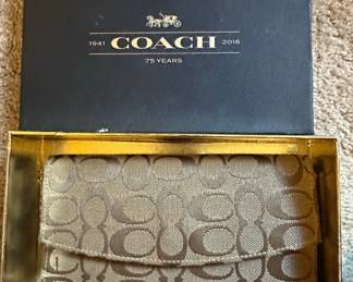 Coach "75 Years" Signature C Monogram Wallet