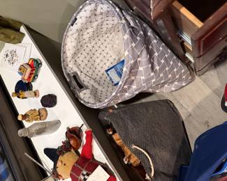 Gray & White Geometric shaped Nautica Clothing Hamper $45, Like New condition