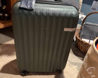 Green Carry-On Suitcase $70