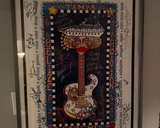 Signed Tampa Blues Cruise / Cozumel Concert Poster (Multi-Artist Autographed, c. 2000s) $300