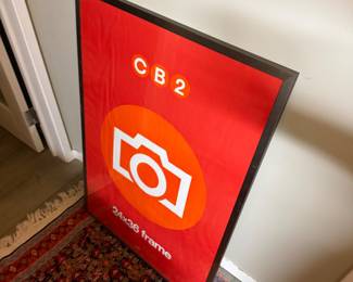 CB2 24x36 frame in black $250