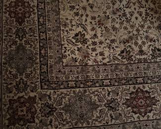 Persian-Style Hand-Knotted Wool Rug (Isfahan / Tabriz Style) $1,500
