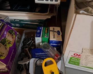 Miscellaneous Tools & Supplies; Scissors, highlighters, staple removers, tape $45 