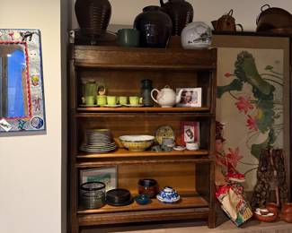 vintage oak barrister bookcase $800 
