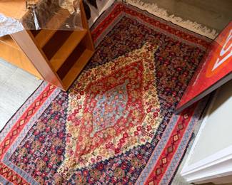 Persian-style Bijar carpet, exceptional durability and dense weaving, which are traditionally from the Kurdistan region of Iran.  Approx. 3' x 5'  $680