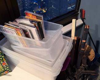 This collection of used CDs includes a mix of Classic Rock, Broadway, Classical, and Blues, featuring; The Beatles - LOVE, Hamilton: Original Broadway Cast Recording, Mozart - Greatest Hits, Elton John - Rocket Man: Number Ones, Yo-Yo Ma - Silk Road Journeys,  Buddy Guy & Junior Wells, $65 bundle