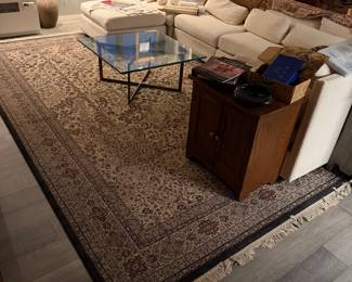 Persian-Style Hand-Knotted Wool Rug (Isfahan / Tabriz Style) $1,500