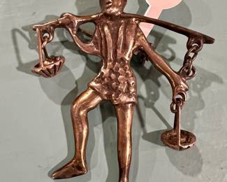 Silver pin - water carrier 