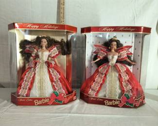 Barbie dolls new in the box