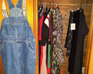 Clothes in every closet 