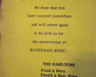 Bill Monroe signature 