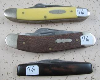 Vintage Case XX Pocket Knives