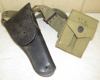 Military Belt & Holster
