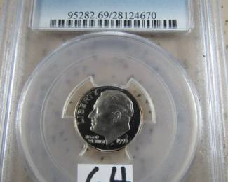 PCGS PR69DCAM Dime