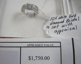 10K Gold Diamond Bridal Set