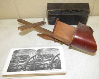 Stereo Viewer w/A Trip Through Sears Roebuck Cards