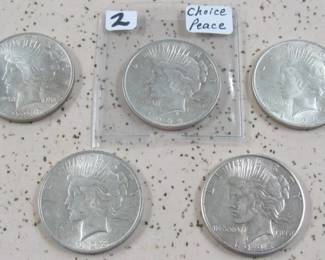 Peace Silver Dollars