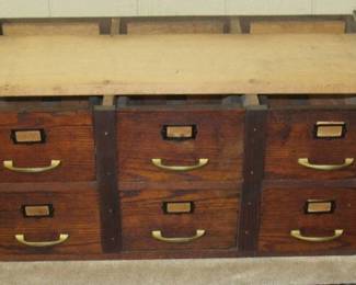 Oak Bookcase Section