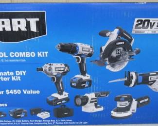New Hart 6 Tool Combo Kit
