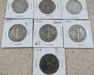 Walking Liberty Half Dollars