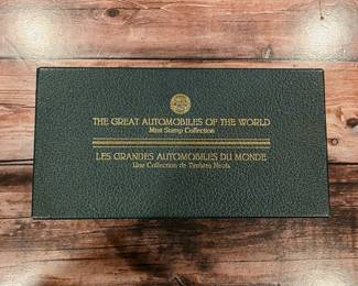 The Great Automobiles of the World mint stamp collection