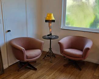 MCM Danish modern swivel chairs