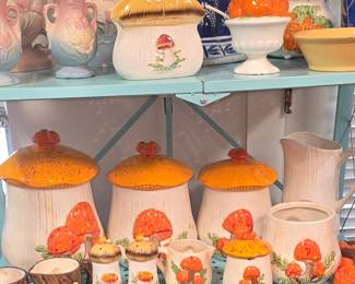 Everyone Loves Mushroom Canister Sets with Extra Pieces