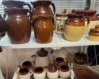 Pottery Pitchers- Tea Set