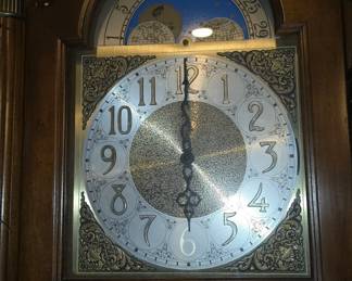 Closer View of Grandfather Clock