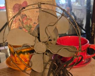 Antique Fan - Disney Book - drip glazed flower pots