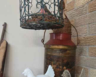 Milk Can - 🥛 Bird Cage - The Famous Hen on the Nest!