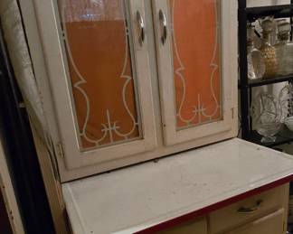Antique Kitchen Cupboard - Hoosier Cabinet