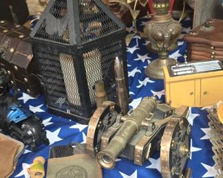 Brass Cannon - Lantern - Oil Lamp