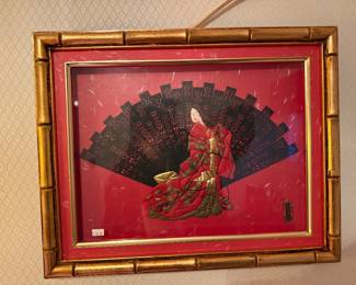 Framed Asian-Style Art