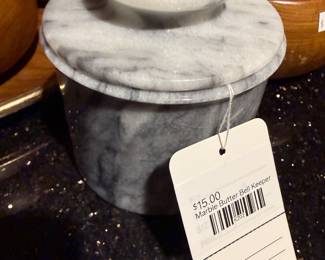 Marble Butter Bell Keeper 
