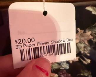 3D Paper Flower Shadow Box 