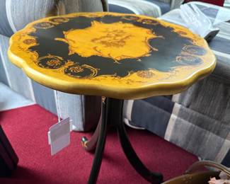 Handmade Cherub Accent Table 