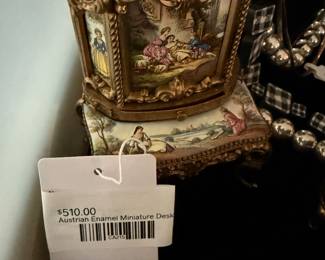 Austrian Enamel Miniature Desk