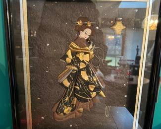 (B) Silk Embroidery Art 