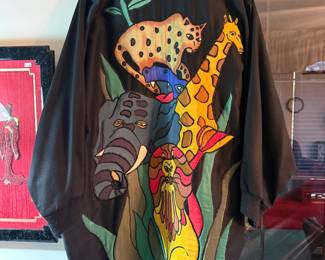 Vtg Silkscapes Jungle Jacket 