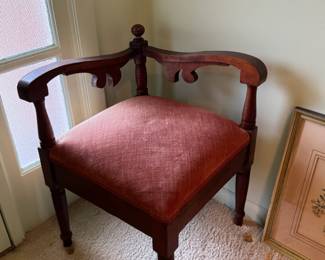vintage corner chair