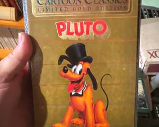 one of several vintage disney cartoon VHS
