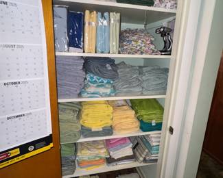 Linens many new never used