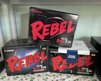 New in the box cameras....